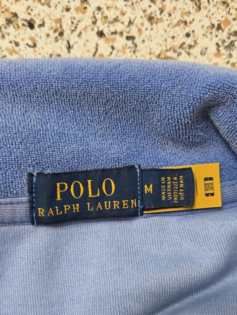 Polo by Ralph Lauren Pastel Striped Knit Polo Tee/Size Med - Picture 4 of 6
